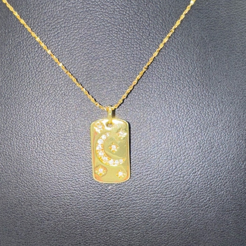 18k Celestial Pendant - Picture 4 of 7